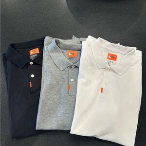 Nike Men's Polo Shirt Bundle - Black, Gray, White